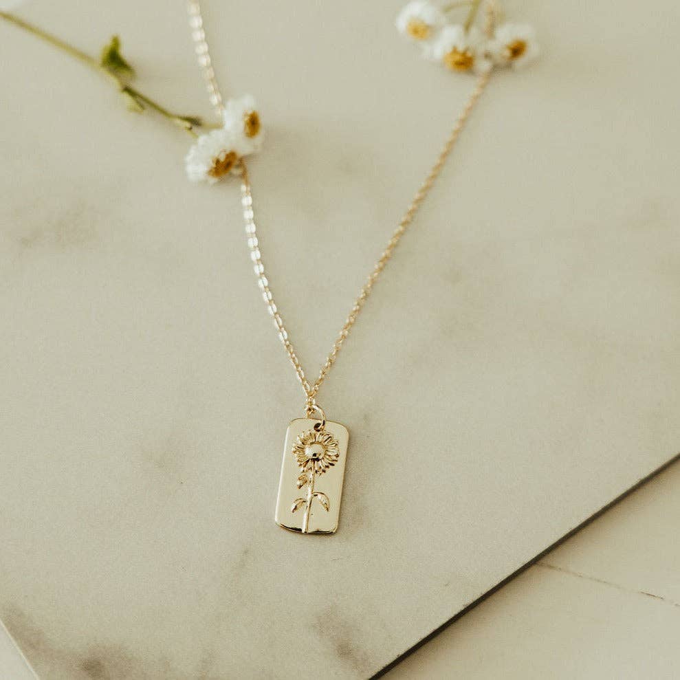 Sunflower Necklace
