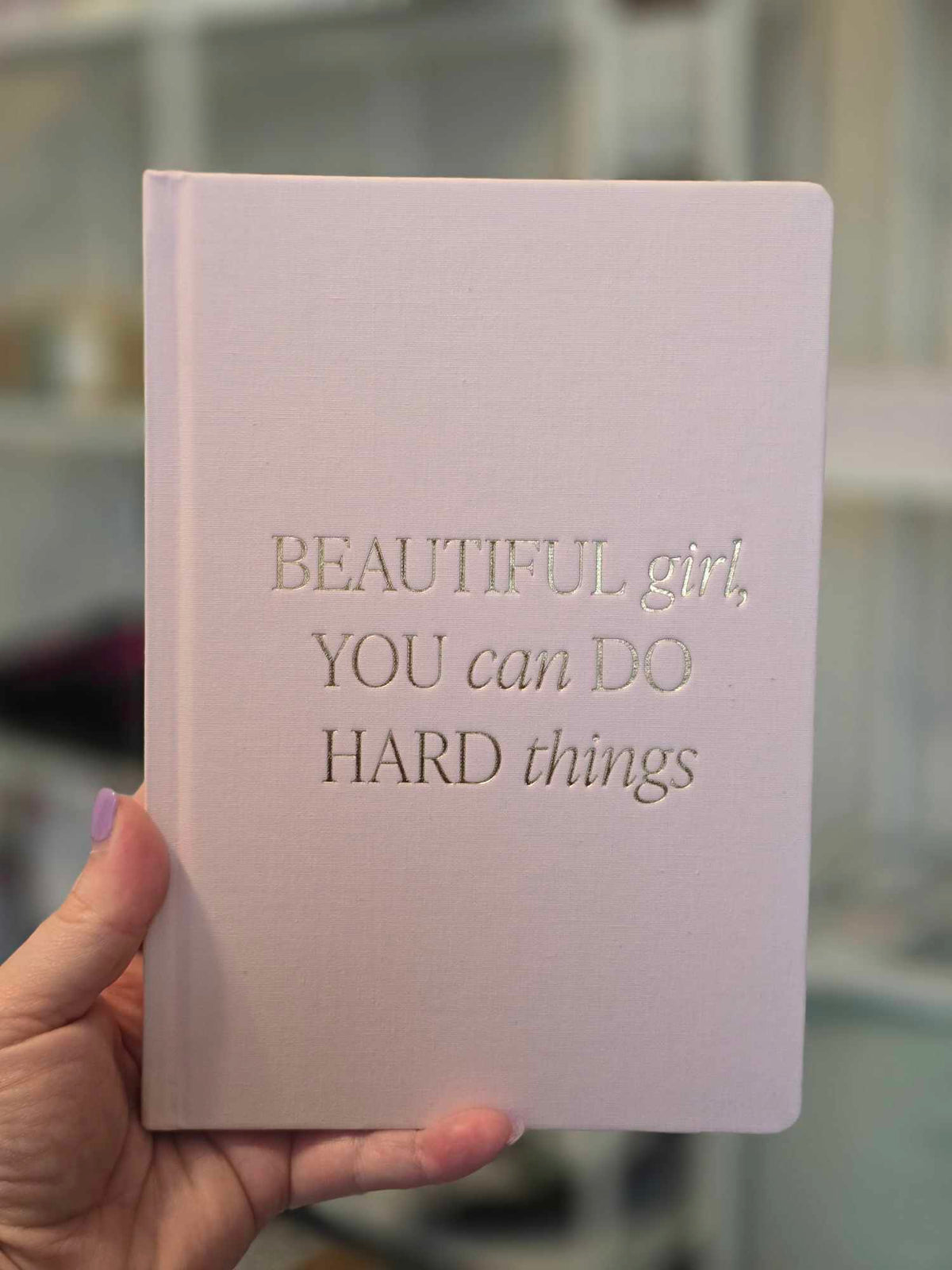 Beautiful Girl Fabric Journal