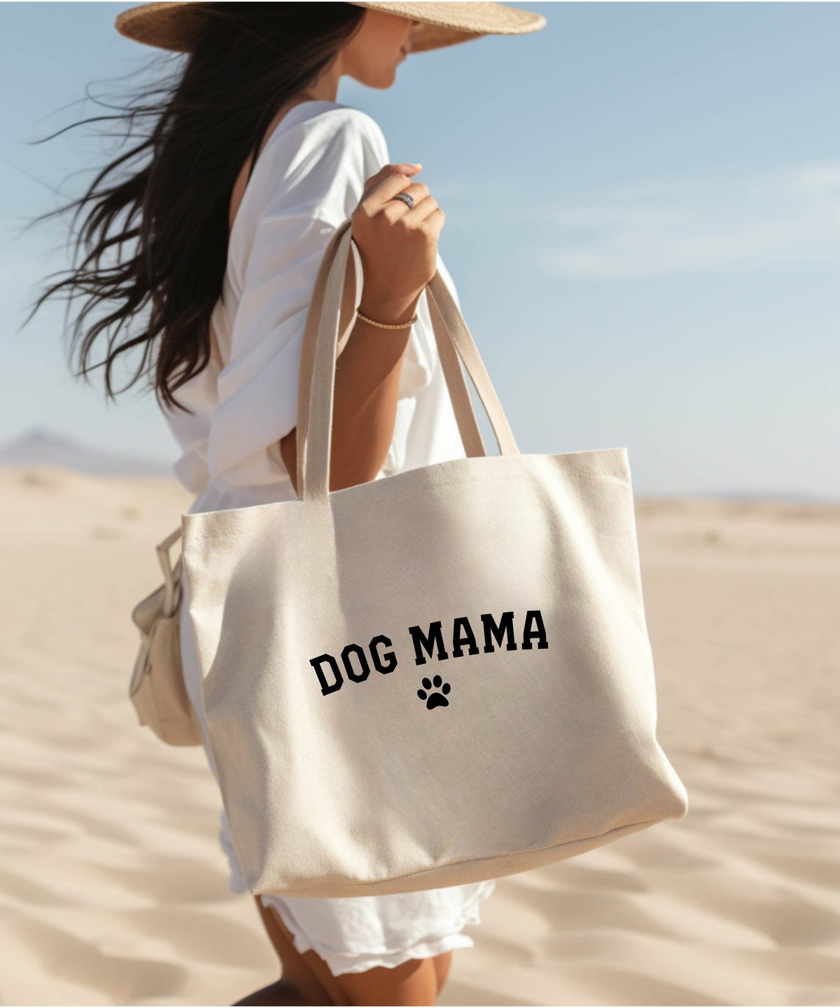 Tote Bag Canvas "Dog Mama" Tote Bag