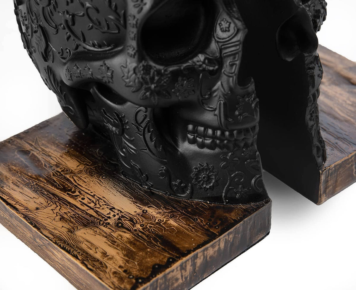 Skull Book Ends