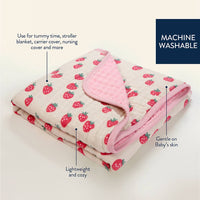 Itzy Blanket™: Strawberries + Cream