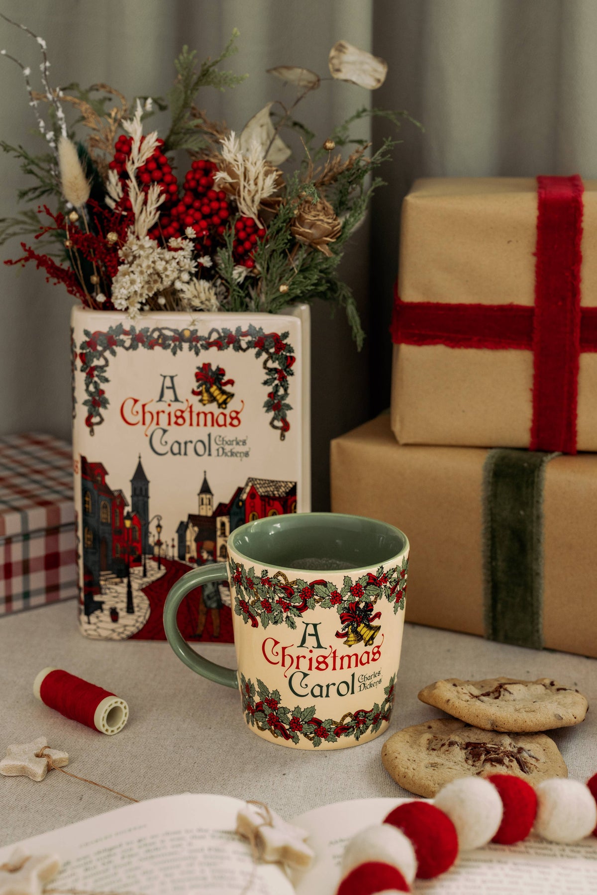 Large Book Vase, A Christmas Carol