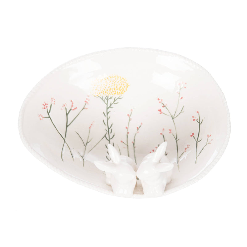 Easter Botanical Bunny Decorative Figurine