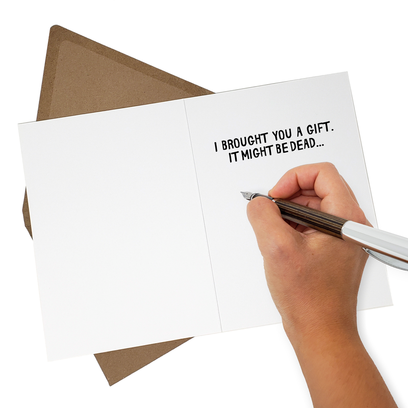 Dead Mouse Greeting Card