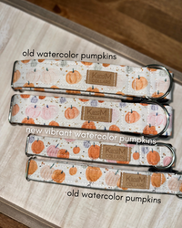 Watercolor Pumpkins Dog Collar