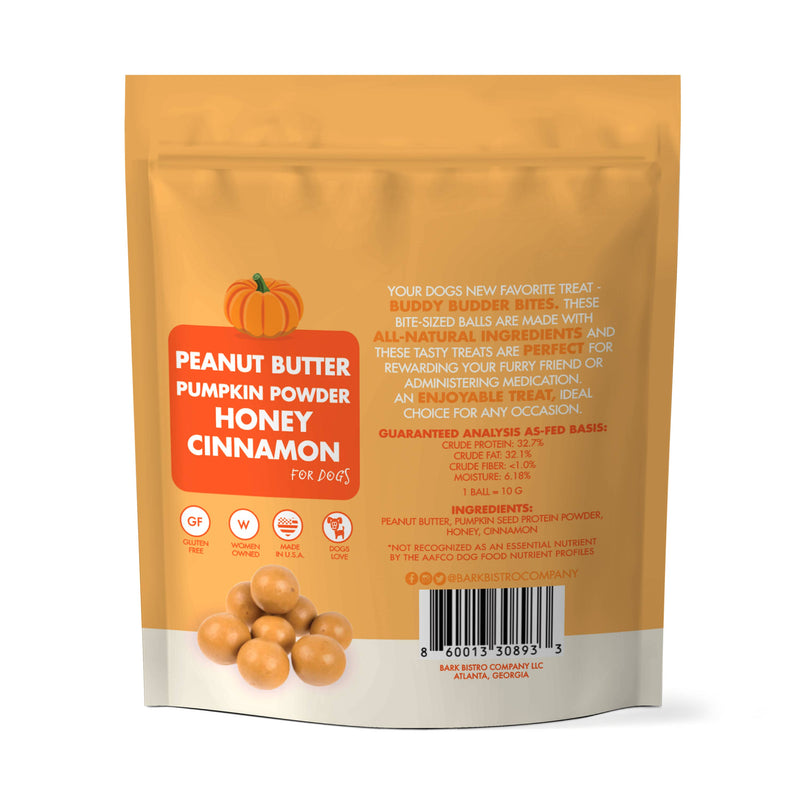 Pumpkin Pup Budder Bites