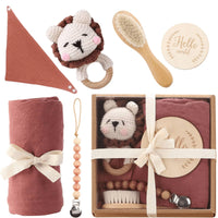 Welcome Baby Gift Box - Charming 6-Piece Set for Newborns: White
