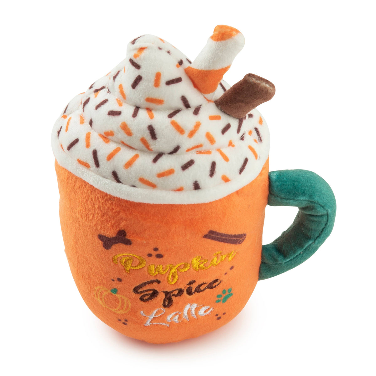 Pupkin Spice Latte Mug Fall Dog Toy