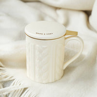 Warm and Cozy mug with infuser