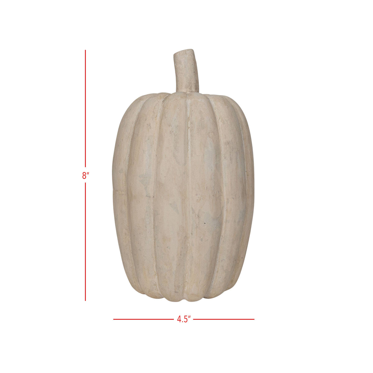 SALE - Moira Cream Paper Mache Pumpkin Fall Decor