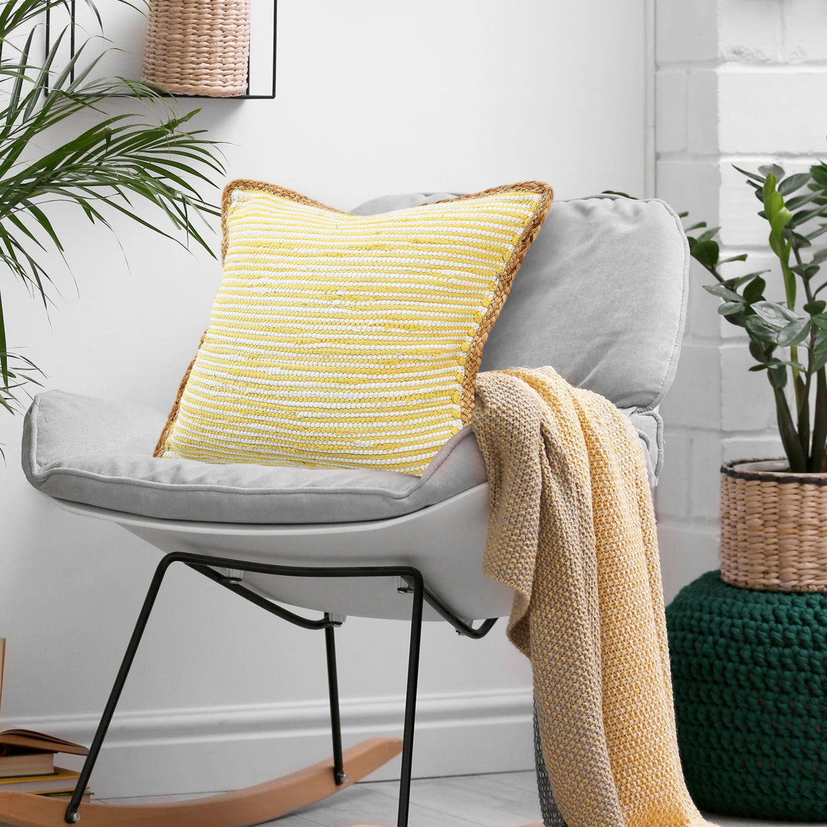Golden Yellow Throw Pillow: Golden Yellow