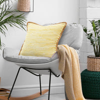 Golden Yellow Throw Pillow: Golden Yellow
