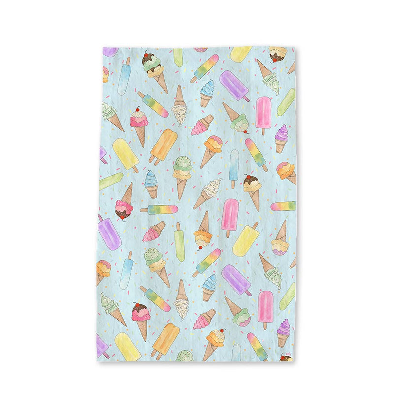 Ice Cream & Popsicle Tea Towel -  Summer  Kitchen Decor