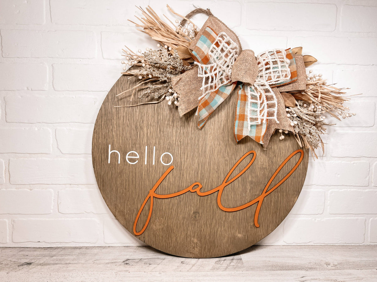 Hello Fall Door Hanger