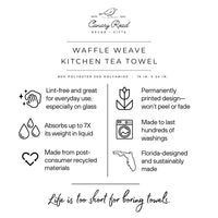 Doodle Valentines Day Kitchen Towel