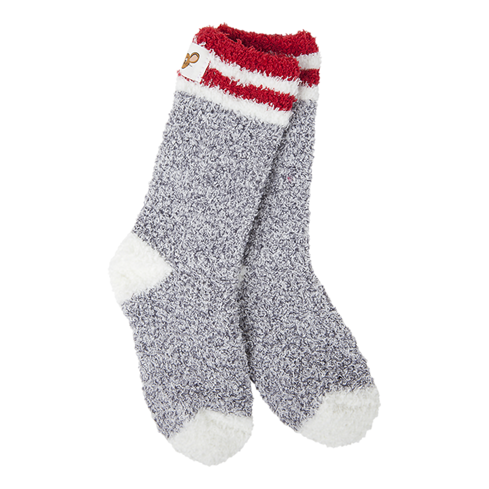 Kids Cozy Crew Charcoal Rugby : 12-24 Months