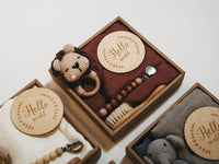 Welcome Baby Gift Box - Charming 6-Piece Set for Newborns: White