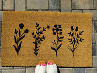 Floral Doormat