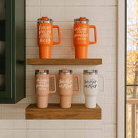 Fall Mug With Lid, Autumn Leaves + Pumpkins Please 40oz Mug: Hocus Pocus