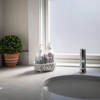 Gray Washed Mini Planter Pot Soap Dish Metal