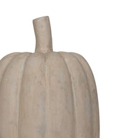 SALE - Moira Cream Paper Mache Pumpkin Fall Decor