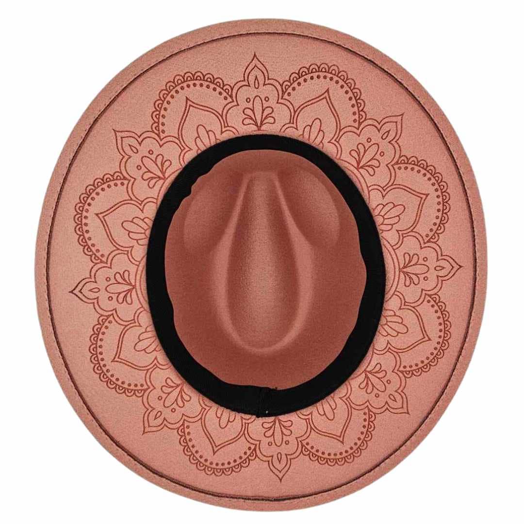 Vegan Boho Adjustable Brim Hat Mandala
