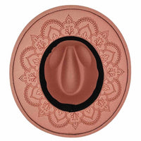 Vegan Boho Adjustable Brim Hat Mandala