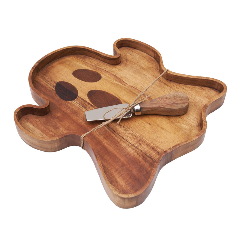 Halloween Ghost Charcuterie Serving Board With Spreader