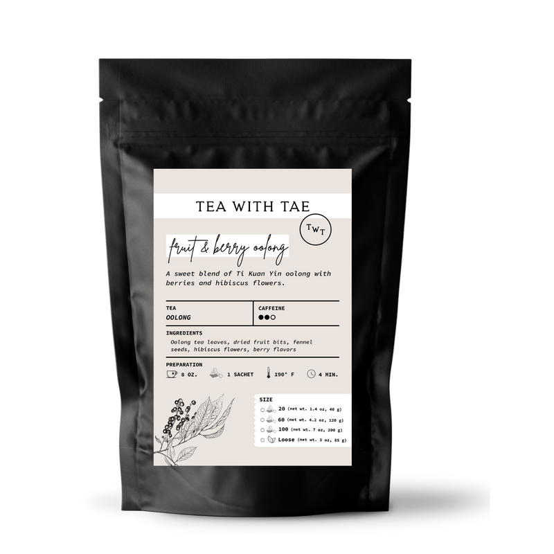 Fruit & Berry Oolong Tea 100 sachet pouch