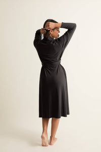 Soft Lounge Robe: Charcoal / Small/Medium