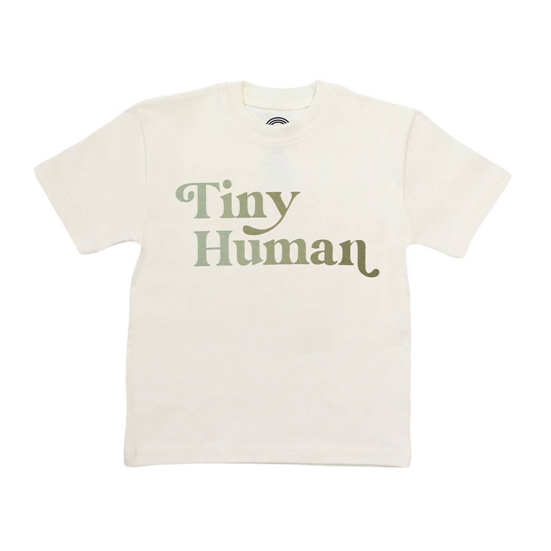 Tiny Human Cotton Toddler Short Sleeve Shirt Tee: 4/5T