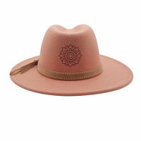 Vegan Boho Adjustable Brim Hat Mandala