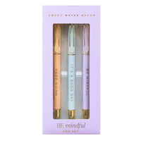 Be Mindful Metal Pen Set - Home Decor & Gifts