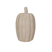 SALE - Moira Cream Paper Mache Pumpkin Fall Decor