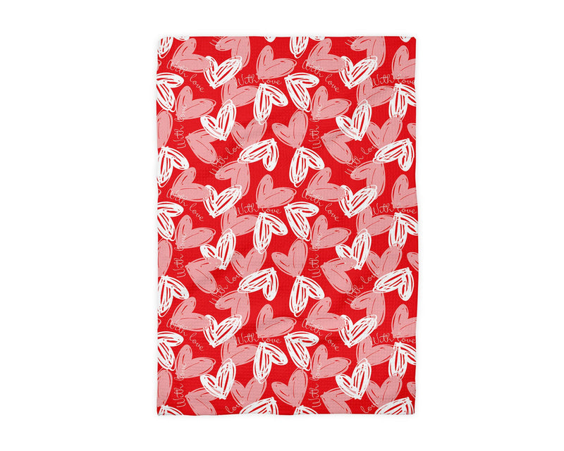 Valentine Heart Kitchen Towel