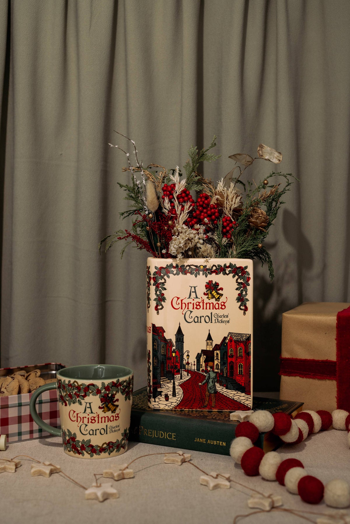 Large Book Vase, A Christmas Carol