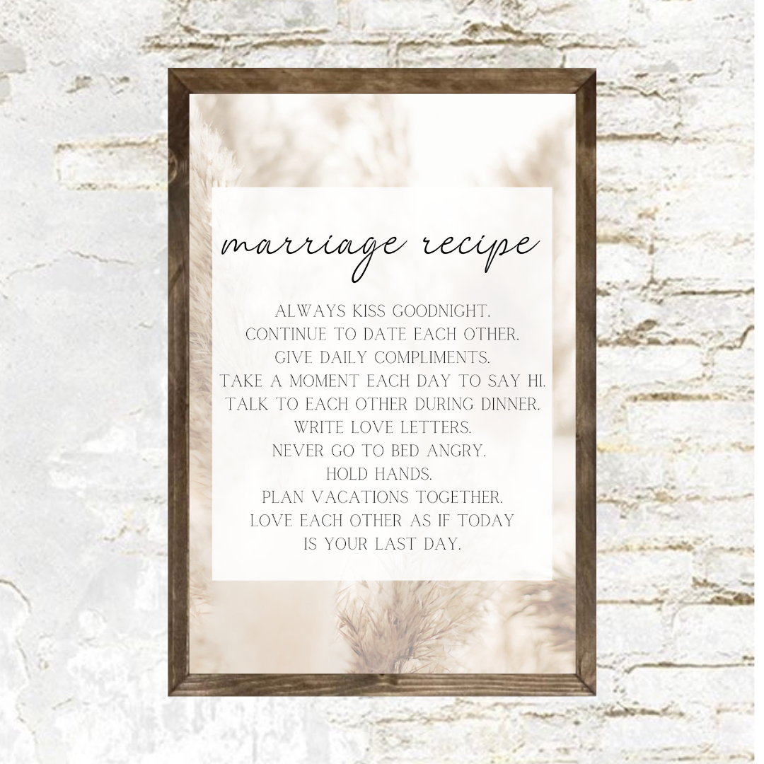 Marriage Framed Print