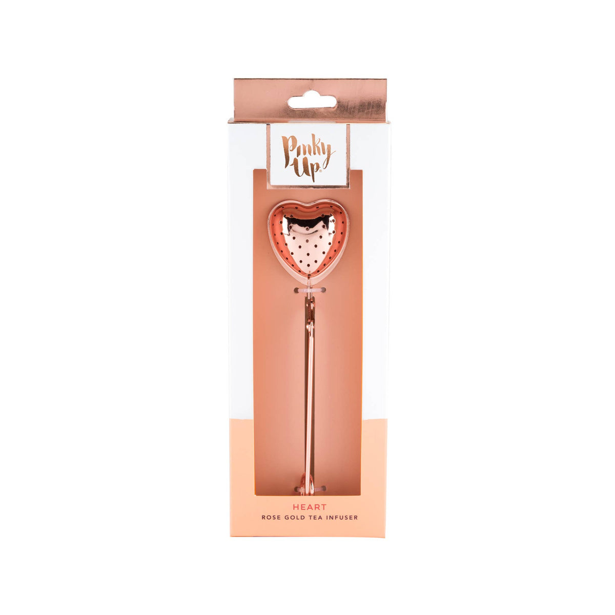 Rose Gold Plated Stainless Steel Tea Infuser Heart