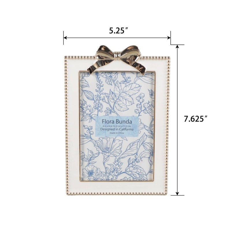 4x6 Frame with Gold Bow