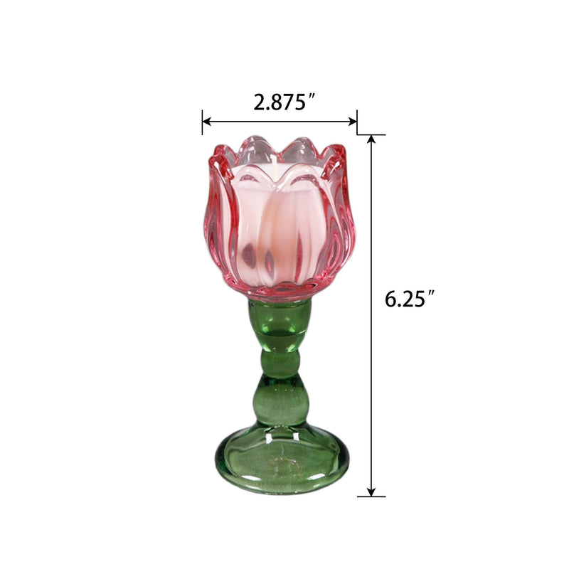 Wine Glass Candle Vanilla Cloud Scent