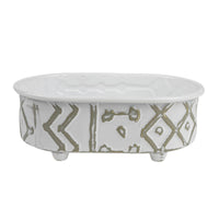 Gray Washed Mini Planter Pot Soap Dish Metal