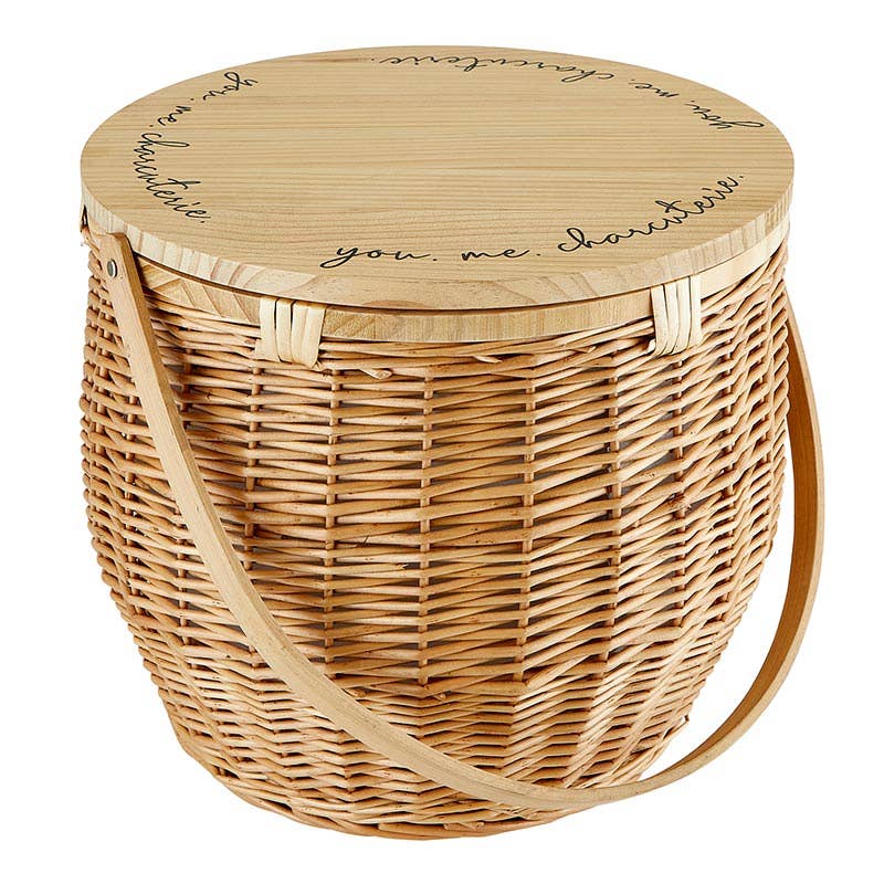 You. Me. Charcuterie Picnic Basket