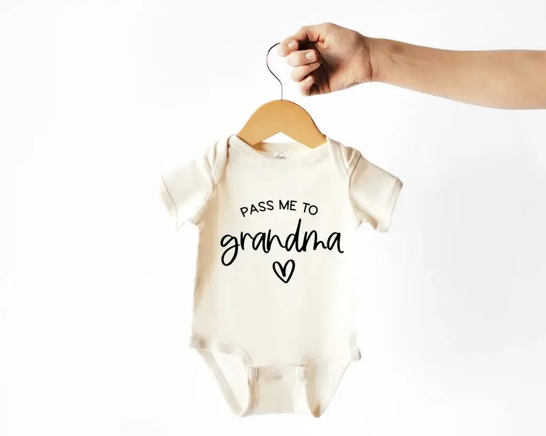 Pass Me to Grandma Baby Bodysuit 6-12 months