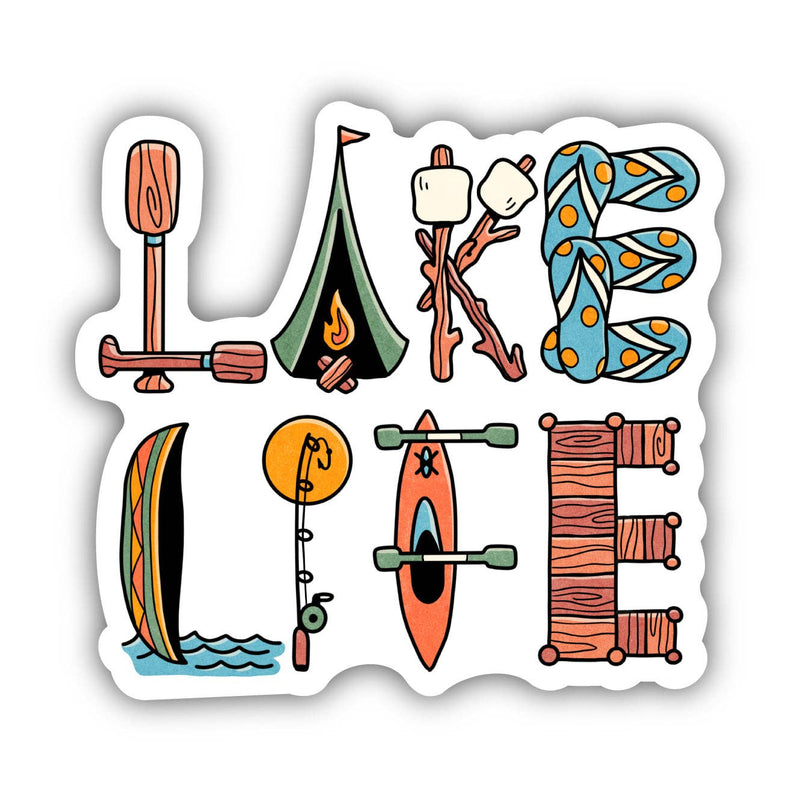 Lake Life Sticker