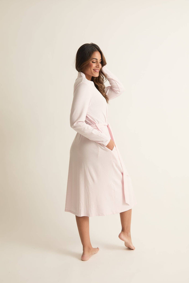Soft Lounge Robe: Soft Pink