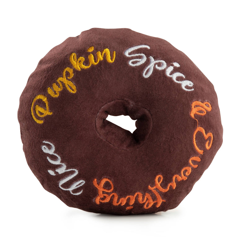 Pupkin Spice Donut Fall Dog Toy