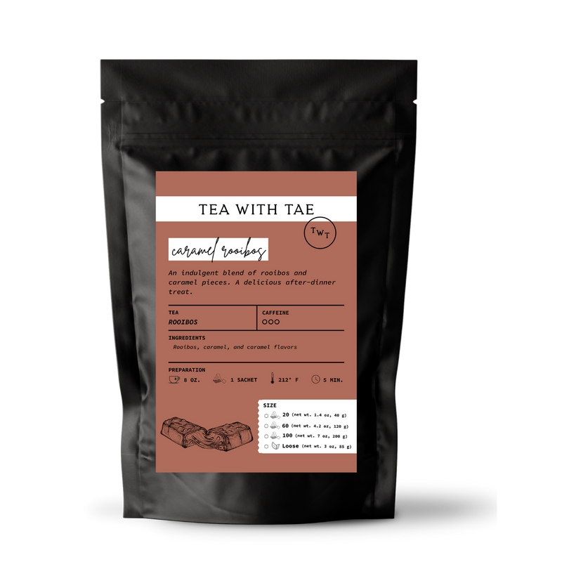 Caramel Rooibos Tea: 60 sachet pouch
