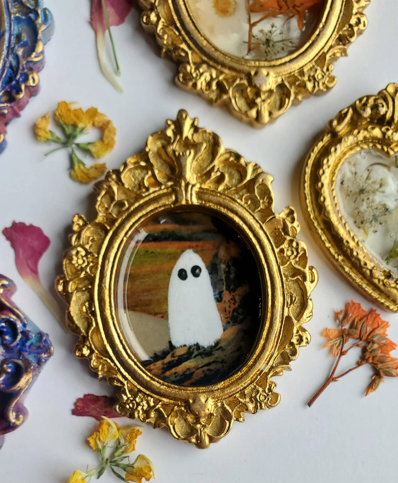Ghosts on Vacation mini art