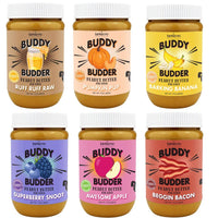 Dog Peanut Butter Buddy Budders 6 Flavors Pack