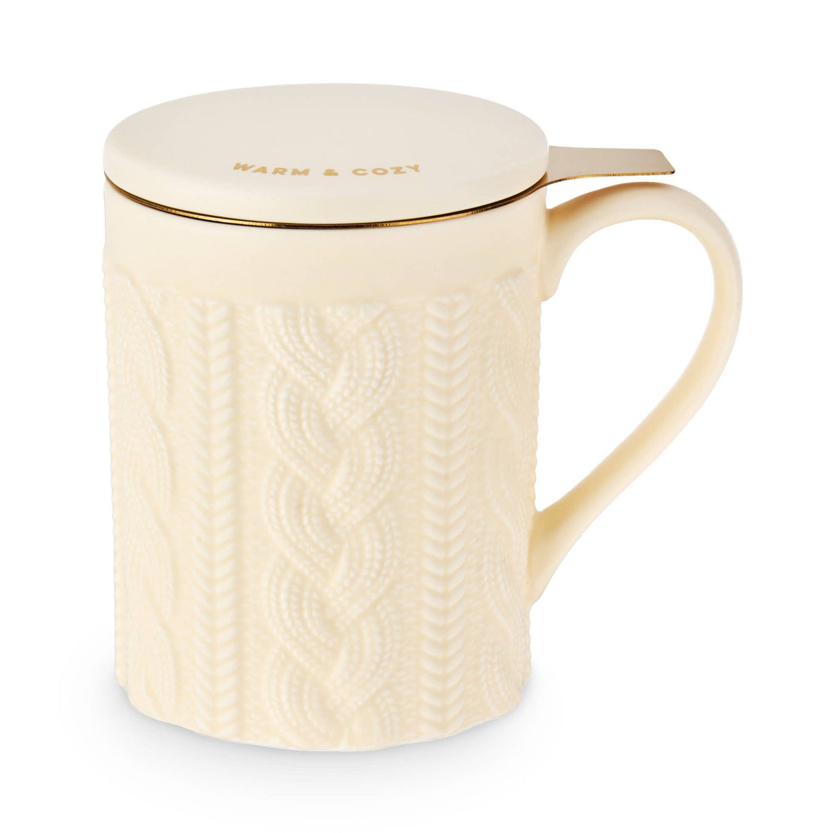 Warm and Cozy mug with infuser
